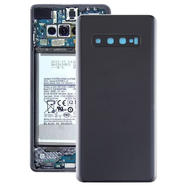 Factory Price Glass Design Replacement Parts Battery Back Cover and Camera Lens for Galaxy S10+