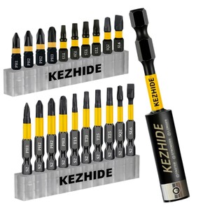 Kezhide Impact <b>Driver</b> Bit <b>Set</b> 21Pcs S2 Steel Phillips Torx Flathead Square For Electric Drill - Product Image 5