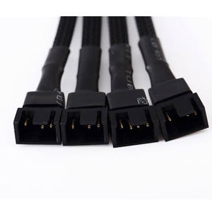 Cable de Extensión de Alimentación para Ventilador PWM, de 4 Pines Macho a 4 Pines/3 Pines Hembra, 1 a 4 Salidas - Product Image 1