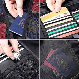 Custom Passport Accessories Travel Holder <b>Waterproof</b> Organizer Bag with Lock Fireproof Certificate Document File <b>Storage</b> <b>Boxes</b> - Product Image 5