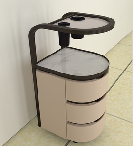 Chariot de Salon Moderne pour l'Organisation des Salons de Beauté, Chariot de Coiffure Mobile de Luxe - Product Image 2