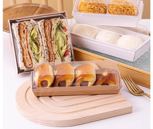 Tiramisu <strong>Basque</strong> Cake Packing Box with Raised Cutouts for Slicing Into Pieces. Baked Dessert for Packaging in a Meal Box. - Product Image 6