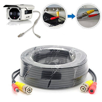 Câble d'alimentation vidéo BNC DC pour caméra de sécurité CCTV, cuivre PVC 12V 10FT 20FT 50FT 75FT 100FT