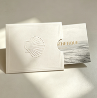 Carte de mariage personnalisée de luxe en typographie, invitations de mariage haut de gamme, carte postale textée en relief, carte de menu