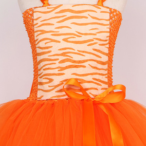 <span class=keywords><strong>Costume</strong></span> da <span class=keywords><strong>Gatto</strong></span> Arancione, Vestito in Rete Soffice con Orecchie da <span class=keywords><strong>Gatto</strong></span> e Fascia per Capelli, Set <span class=keywords><strong>Costume</strong></span> da Animale per Halloween DP098 - Product Image 6