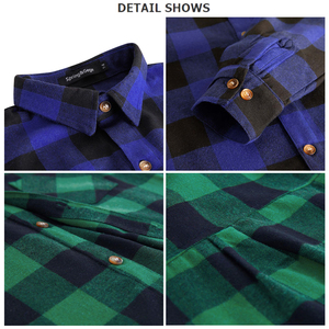 Christmas Buffalo Plaid Shirt Dad and <strong>Son</strong> Outfit Custom Family Matching Red and Black Plaid Flannel Shirt - Product Image 3