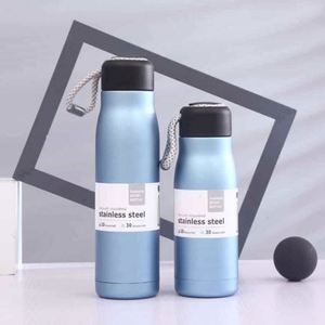 Double Wall Stainless Steel Thermos Cup Double Mouthed <b>Coffee</b> Mug With Custom Color and Logo Gift <b>Bottle</b> - Product Image 4
