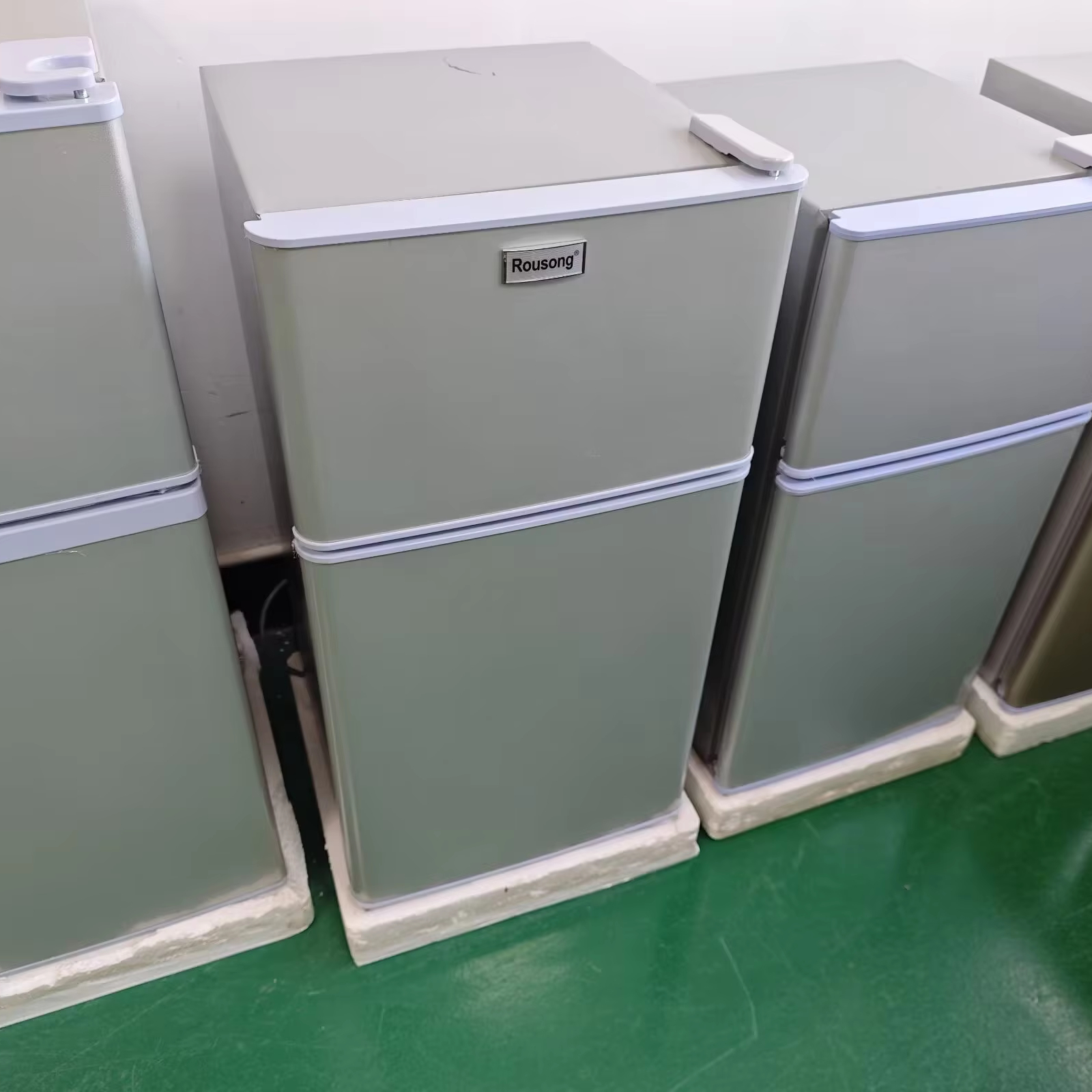 mini fridge double door