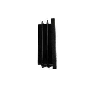 Pieds de nivellement carrés en <span class=keywords><strong>plastique</strong></span> noir <span class=keywords><strong>50x50</strong></span> pour meubles, embouts de tube pour tables - Product Image 3
