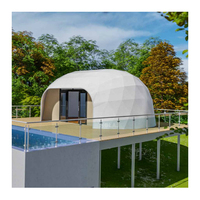 Dôme de Glamping de Luxe Préfabriqué, Tente Hôtelière Écologique Moderne en Conteneur Étanche pour Projet de Camping