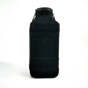 Black Wear Bag Wine Organizer Brand Wine Glasses Tote Juice Extractor Bag Custom EVA case