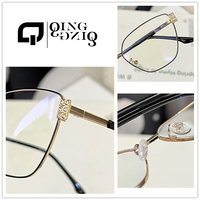 Charnière à ressort durable pour ordinateur pour femmes Petit oeil de chat Bling Diamond Montura Optica Prescription Myopie Monture Lunettes optiques