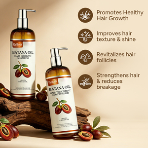 Ensemble Shampooing et Après-Shampooing à l'Huile de Batana OEM – Traitement Hydratant pour Douceur et Brillance Naturelle – Fourniture Professionnelle Marque Privée - Product Image 1