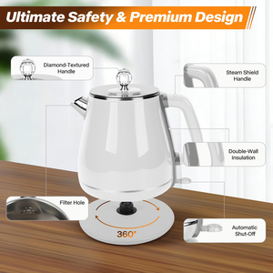 Home Electric Appliance New Electric <b>Kettle</b> Stainless Steel Double Wall <b>Kettle</b> Electric Jug - Product Image 5