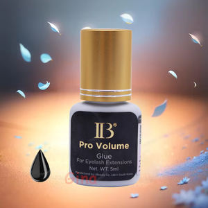 Cils professionnels I-beauty IB <span class=keywords><strong>Pro</strong></span> Volume Glue 1s Séchage Adhésif pour cils à faible irritation 5ml Noir Super Glue - Product Image 2