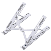 Support de table pliable réglable à 10 vitesses pour ordinateur et téléphone
