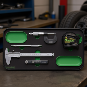 Juego de Herramientas de Inspección de Automóviles Fasano, Micrómetro de 0-25 mm, Cinta Métrica de 5 m, Calibrador Vernier, Kit de Medición de Precisión - Product Image 3