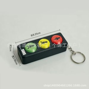 Llavero de semáforo impreso en 3D con luz LED y sonido para aliviar el estrés - Product Image 3