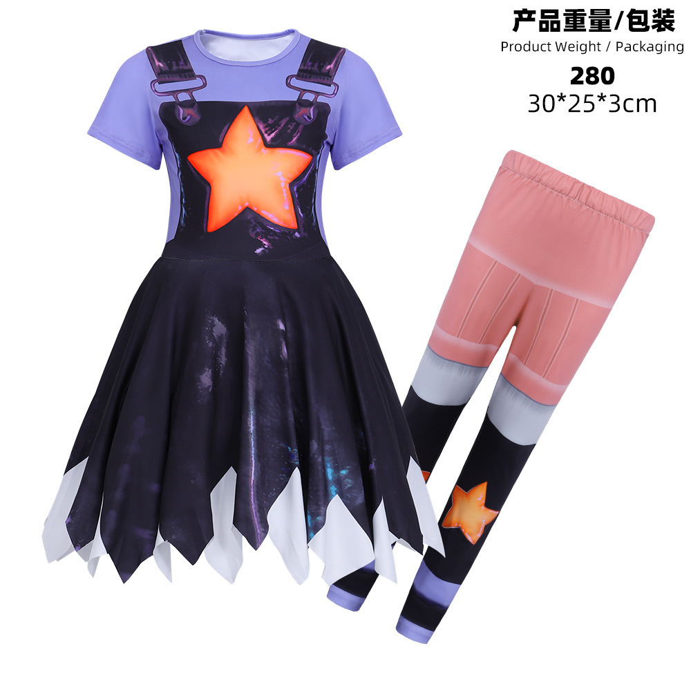 8508 Two-piece skirt and pants set