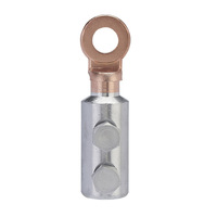 Connecteur de câble bimétallique cuivre-aluminium série DTLL à boulons, finition acide, personnalisable
