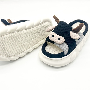 Pantuflas De Felpa Animal - Zapatillas Cálidas Para Interior Y Exterior, Suela De Goma, Diseño Divertido