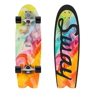 Sway Complete New S7 Truck <span class=keywords><strong>32</strong></span> pouces, plateau large, Land <span class=keywords><strong>Surf</strong></span> <span class=keywords><strong>Skate</strong></span>, <span class=keywords><strong>Surf</strong></span> Skateboard - Product Image 1