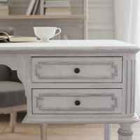 Bureau ancien français en bois, intelligent, de haute qualité, pour réception, bureau d'étude, vanité