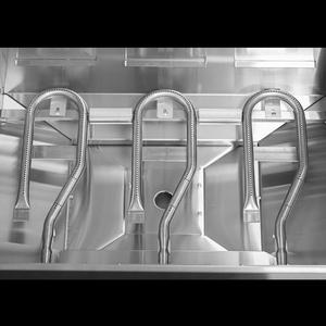 เตาแก๊สปิ้งย่างบาร์บีคิว3หัวแบบมีฝาปิดทำจากสเตนเลสสตีล SUS304พรีเมี่ยมใช้งานได้อย่างทนทาน - Product Image 3