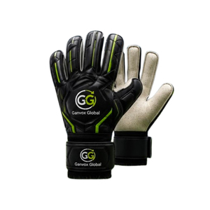 Gants de gardien de but de football professionnels avec paume en latex, forte adhérence, rembourrage absorbant les chocs, sangle de poignet réglable pour l'entraînement - Product Image 1