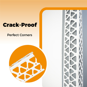 Profilé d'angle en PVC résistant aux UV pour les coins de stuc extérieur durables - Product Image 3