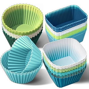 Wholesale Supplier Custom Shape Thick Heat Resistant <b>Silicone</b> <b>Cupcake</b> Baking <b>Mold</b> for Promotional Gifts Project - Product Image 1