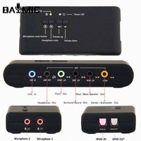 Fabrika 7.1 Ses Kartı 2.0 Ses Arabirimi Pro Müzik Cihazı 8 Kanal USB Fonksiyonlu Ses Kayıt Cihazı Harici 2 Mikrofon Girişleri