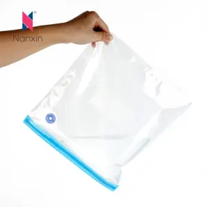 Biodegradable Small Zip Lock Plastic Transparent Fresh Keeping Food Storage Bags Vacuum Bag with Stomates