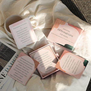 Impression personnalisée incroyable <span class=keywords><strong>grossesse</strong></span> naturelle nouvelle maman cartes d'affirmation jeu pour femmes enfants bébés avec boîte coulissante - Product Image 5