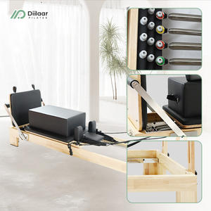 Prix de gros : Équipement de fitness et de yoga pour <span class=keywords><strong>studio</strong></span> à domicile, Machine de Pilates à base en érable, Reformer Pilates économique - Product Image 3