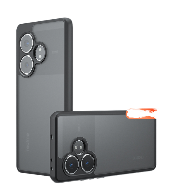 Luxury Matte Transparent Back Cover for Realme GT6 GT 6T Neo 6 Neo6 SE Acrylic Shockproof Bumper in TPU PC Material