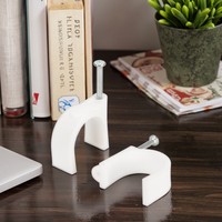 RUNBO Clip de câble en plastique de haute qualité Type de clou rond avec clips de câble de 6mm