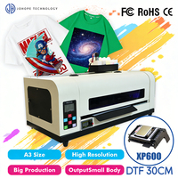 Equipo de Impresión DTF A3, Impresora DTF de 30 cm para Negocios de Ropa Personalizada, Impresora DTF A3
