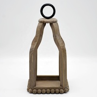 Luckywind – lanterne en bois ouvert pour bougie sans flamme LED, vente en gros, naturel, artisanal, intérieur, maison, décoration