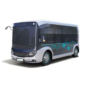Small Electric Bus 9 Seats Rated Passenger 19 People Mileage 274km Drive Axle Short Distance Electric City Bus