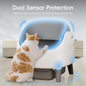OEM Self-Cleaning Electric <b>Cat</b> Litter <b>Box</b> with Timed App Control No Smell Automatic Toilet Easy Clean 20L Inner Space - Product Image 4