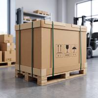 Boîtes en carton ondulé sur mesure, robustes, pour l'expédition en gros, emballage recyclable