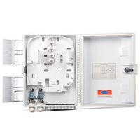 Boîtier de distribution de fibre optique 2-en-1 type MINI PLC pour cassette, 16 cœurs, ODP, boîtier terminal de fibre optique NAP