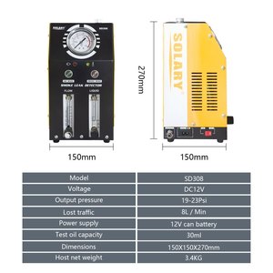 Máy quét ô tô Solary SD308, hệ thống kiểm tra ống xả, công cụ chẩn đoán ô tô DC12V, máy tạo khói, máy dò rò rỉ khói - Product Image 5