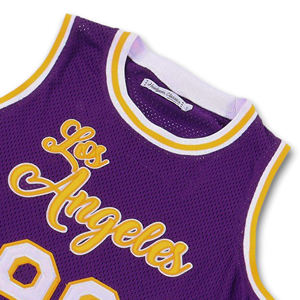 <span class=keywords><strong>Maillot</strong></span> de Basket Personnalisé TF Homme en Twill Tissé, Tenue de Basket Rétro Respirante à Séchage Rapide - Product Image 3