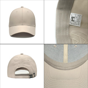 Luxuriöse Schnelltrocknende Wasserdichte Mesh-Baseballkappe Strukturierte Hochkrone für Herren Damen Individuelles Stickerei-Logo 100% Polyester <span class=keywords><strong>Gold</strong></span> - Product Image 6