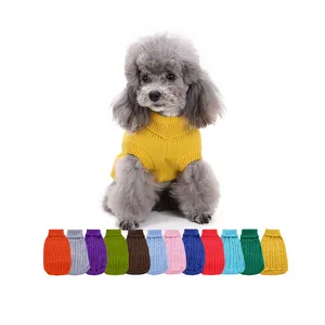Оптовая продажа, мягкий свитер для собак и кошек, различные цвета на выбор, свитер для домашних животных