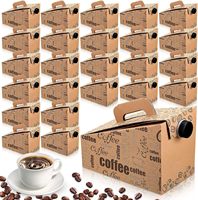 64oz 96oz Réutilisable Personnaliser Impression de Logo Distributeur de Café Jetable Isolé Portable à Aller Boîtes à Café avec Poignée