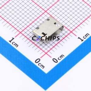 USB-MR-D-022 USB Connector SMD Connector ( Connector Type: Micro-B )( Gender: Female )( Mounting Type: Horizontal Mount ) - Product Image 1