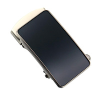 Hebilla de cinturón automática deslizante negra sin imán, en oferta.